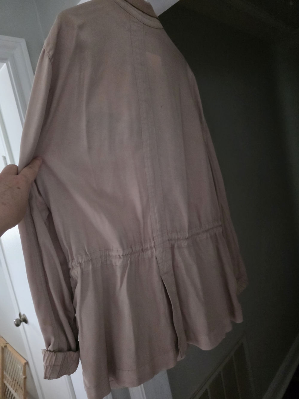 Max Jeans Utility Jacket in Tan - Picture 2 of 5